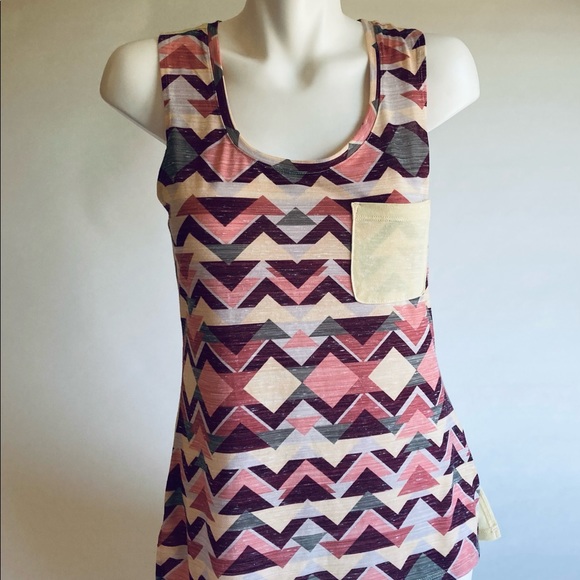 New The North Face Yellow Orange Green Polyester Sleeve Less Top size S - Picture 2 of 13